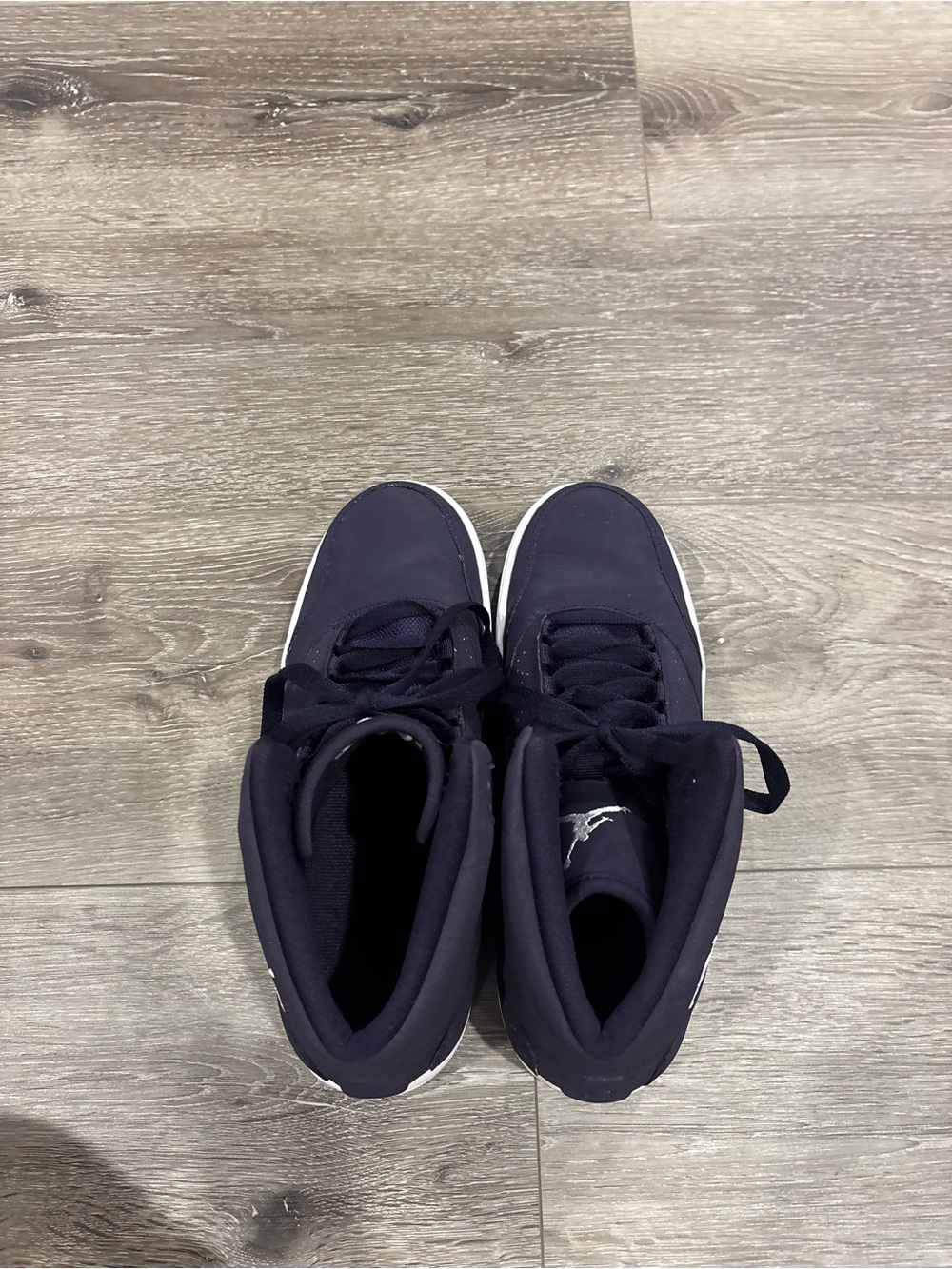 Jordan Men's Navy High-Top Sneakers